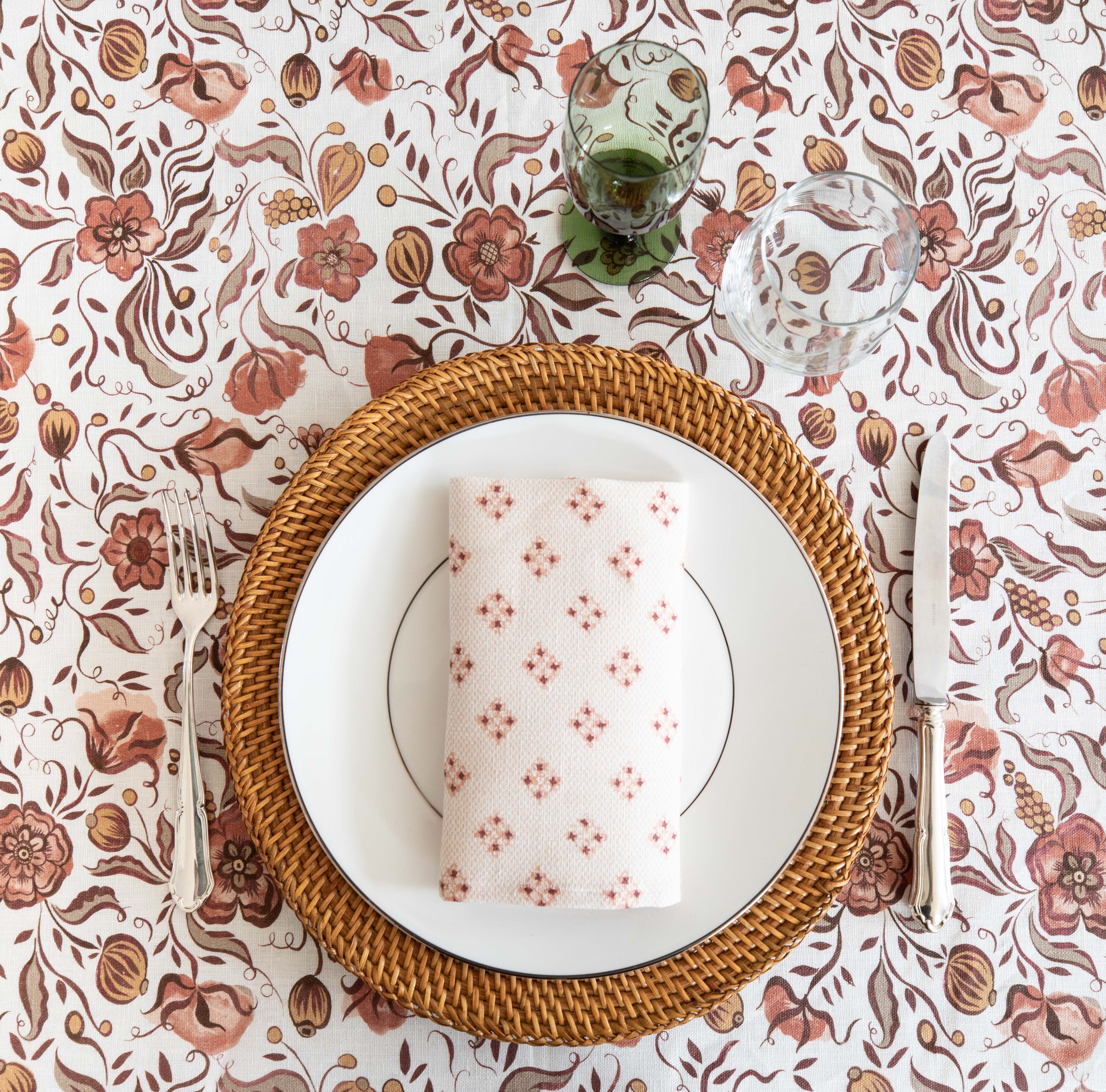 Ullin Rose Napkins - Sets of 4, 8 & 12