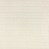 Geometric fabric printed on sustainable linen for interiors in yellow color.