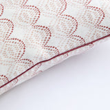 Pink Geometric Cushion with Piping - Kristín