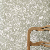 Numedal Flowers Wallpaper- Sage Green