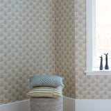 Skybragd - Taupe & Ochre Wallpaper