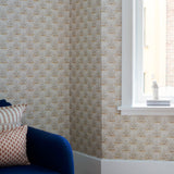 Skybragd - Taupe & Ochre Wallpaper