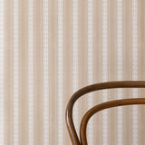 Valle Stripes Wallpaper- Beige